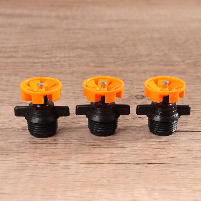 1/5Pcs 1/2 "Außengewinde Automatische Rotation 360 Grad Bewässerung Düse Sprinkler