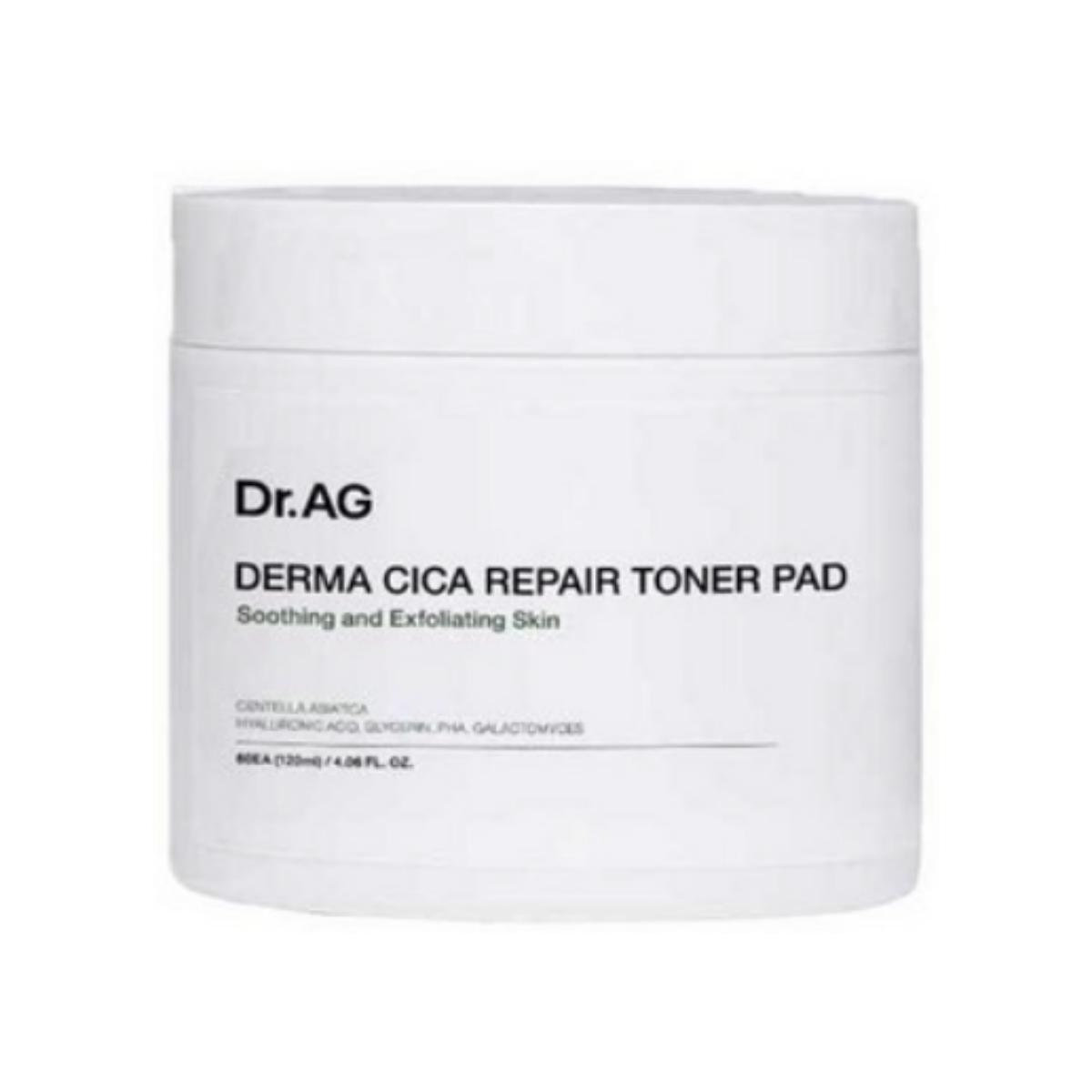 

[Dr.AG] Derma Cica Repair Toner Pad 120ml 60 Sheets 60 Sheets X 1PCS