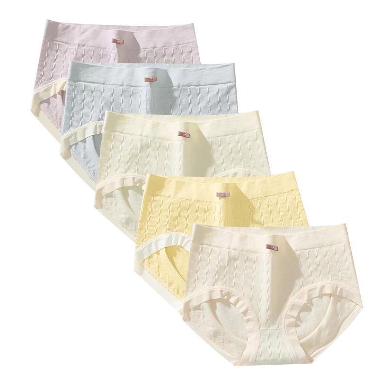 

5 шт./компл. бесшовные трусики для женщин, сексуальное милое нижнее белье, удобные мягкие трусы, трусики для девочек one size