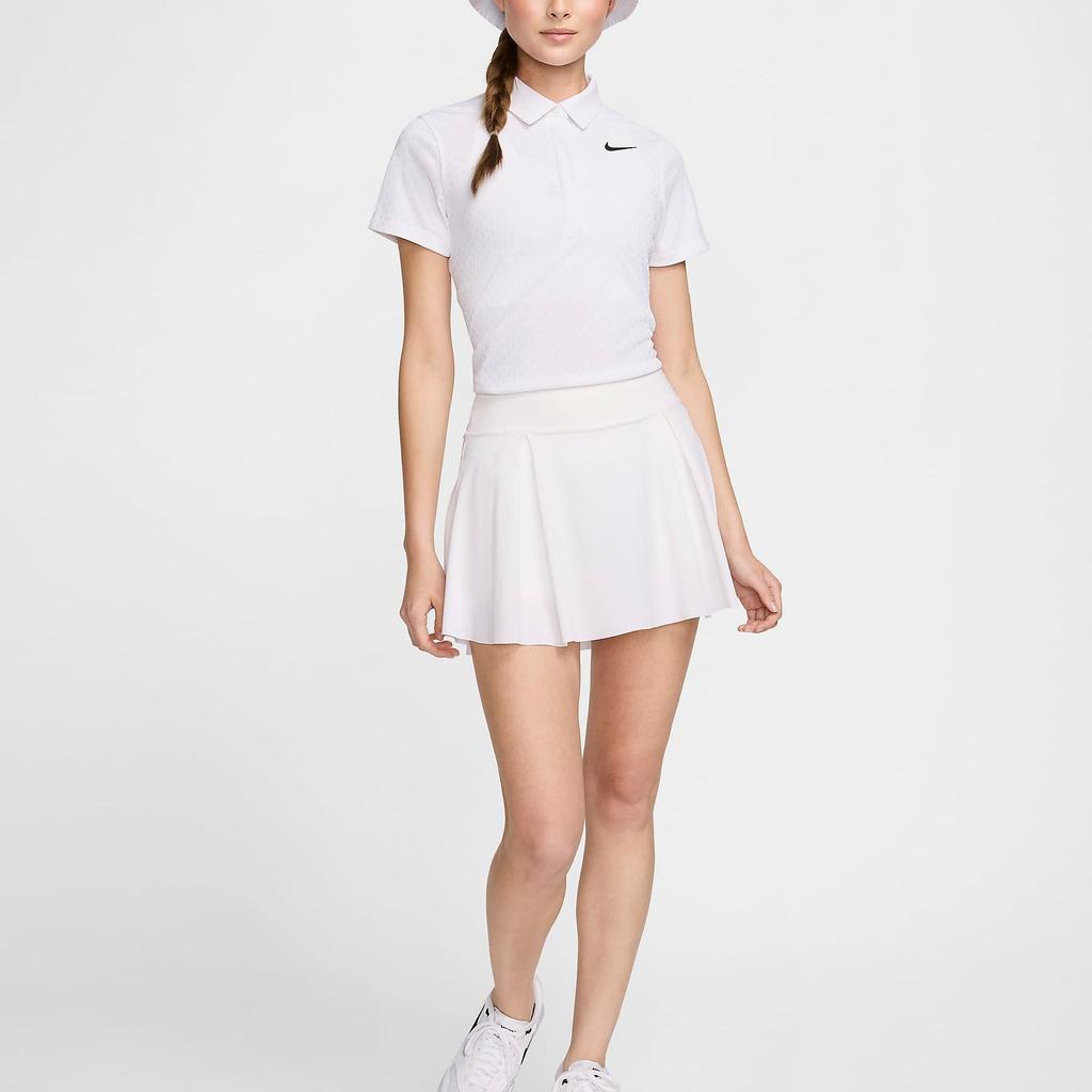 Nike Dri-FIT ADV Short-Sleeve Golf Polo Shirt Women Tops White FD5496-100