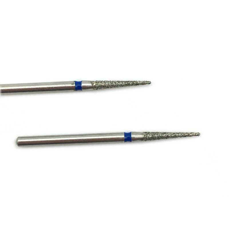 10pcs/box Dental Diamond FG High Speed Burs FG 1.6mm Drill for Polishing Smoothing Teeth Polishers TC-X21