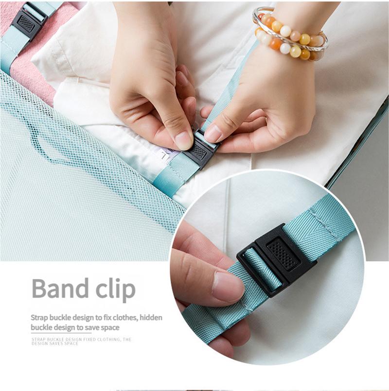 7PCS Set Travel Bag Shoes Clothes Storage BagsWaterproof Suitcase Portable With Clothes Underwear Trave Packaging Organizing Bag