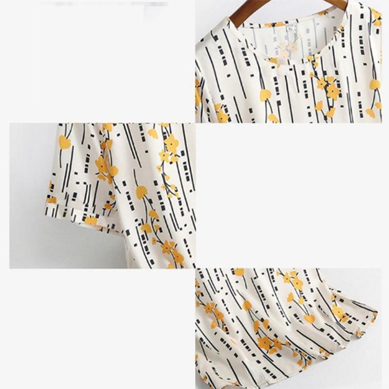 Eisseiden-T-Shirt für Damen mittleren und höheren Alters, Sommer, hochwertig, im westlichen Stil, modisch, große Größe, Druck, locker, bauchbedeckend, dünn, Oberteil für Mütter