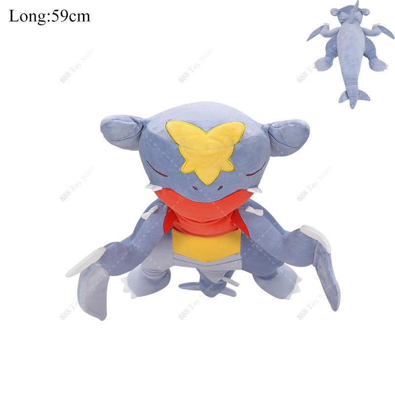 Mega Charizard X Sleeping Plush Pillow Series Cute Garchomp Mew Umbreon Cubone Sofa Cushion Stuffed Peluche Toy