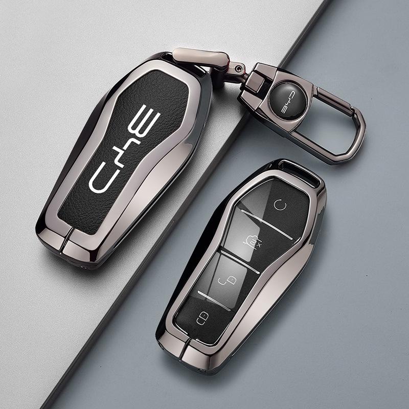 BYD Car Key Case: Compatible with Qin PLUS, Tang, Seagull, Seal, Dolphin, Song Plus, Han EV, Yuan, and Frigate.