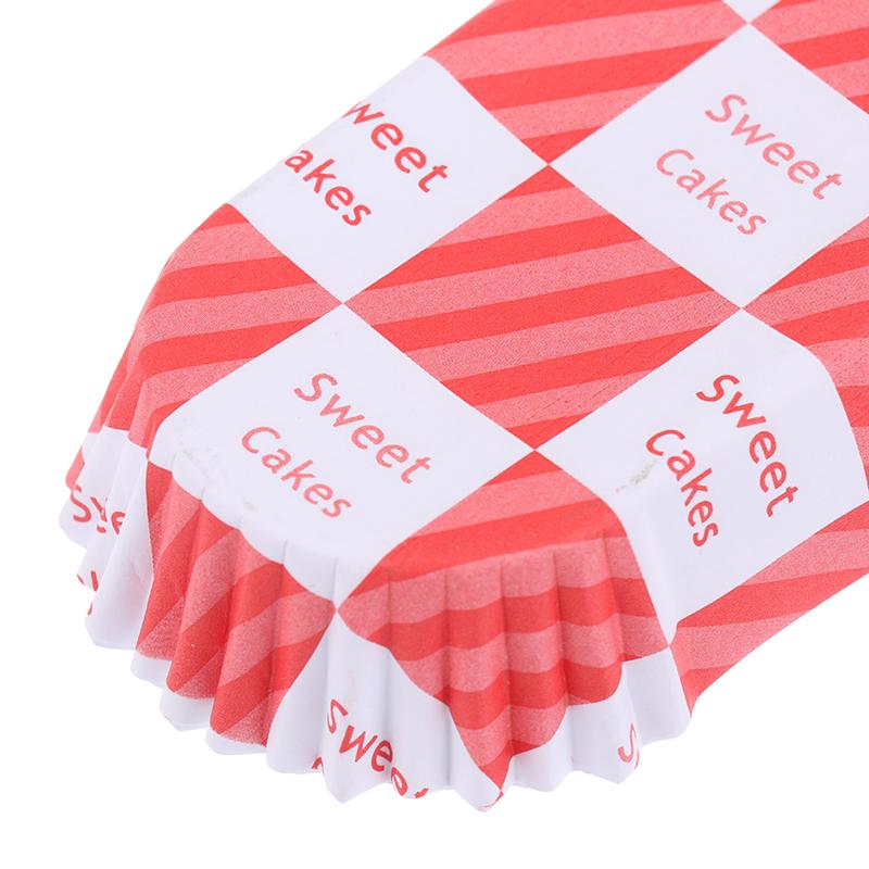 100 Stück Einweg-Muffin-Förmchen Fettabweisende Backförmchen Antihaft-Papier-Backförmchen Bootsform Kuchenpapier Muffin-Förmchen