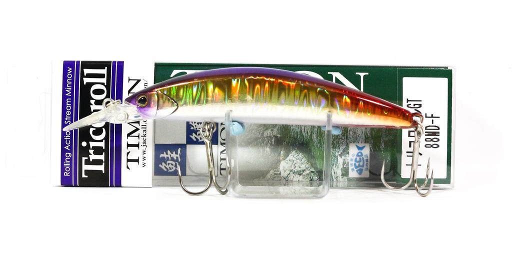 Jackall Timon Tricoroll GT 88 MD-F Floating Lure Kitamura GP Flash (6210)