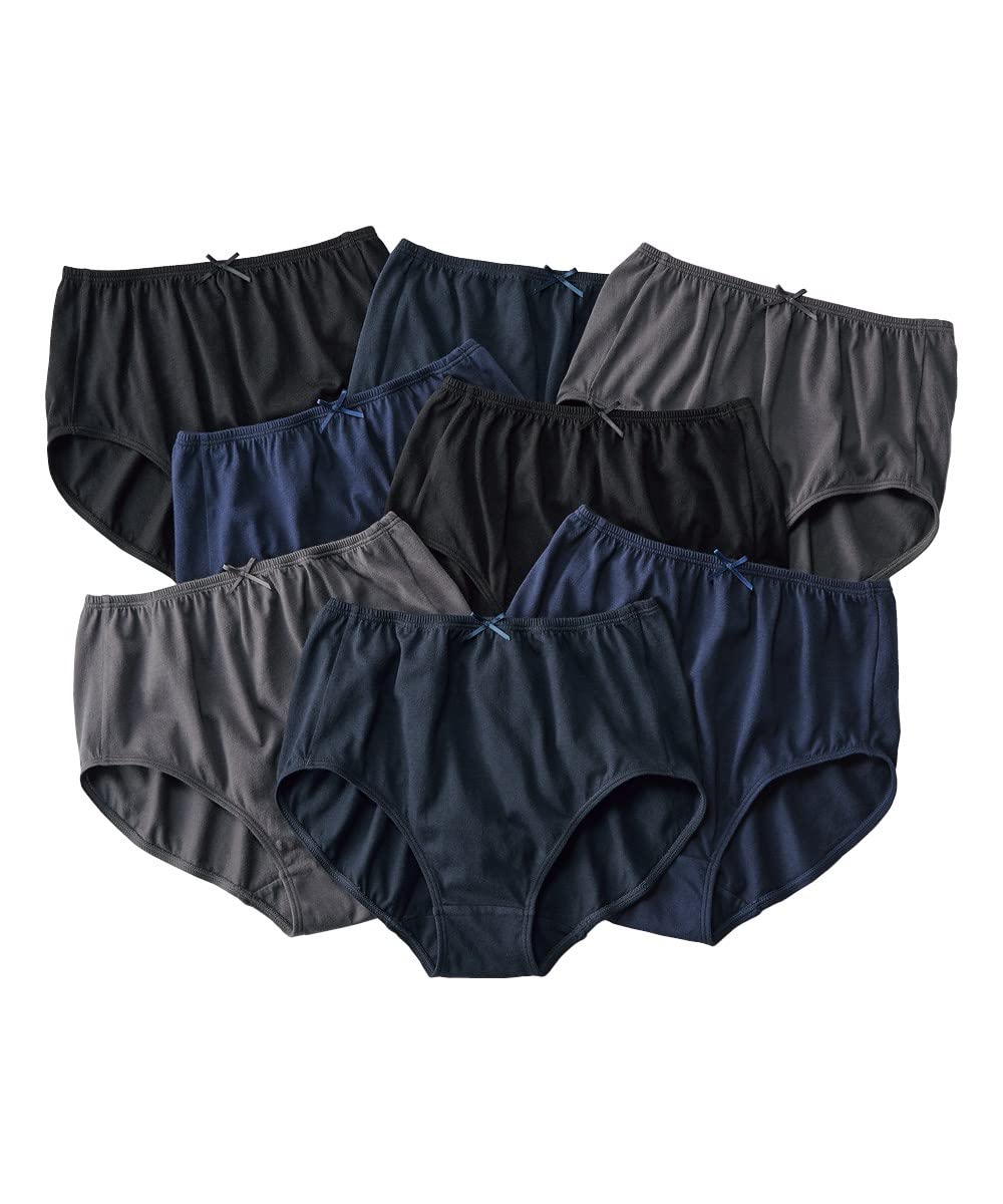 

Nissen Regular Cotton Elastic Size 4L Shorts, 100% Jersey, Non-Slip, 8-Pack, Monotone,