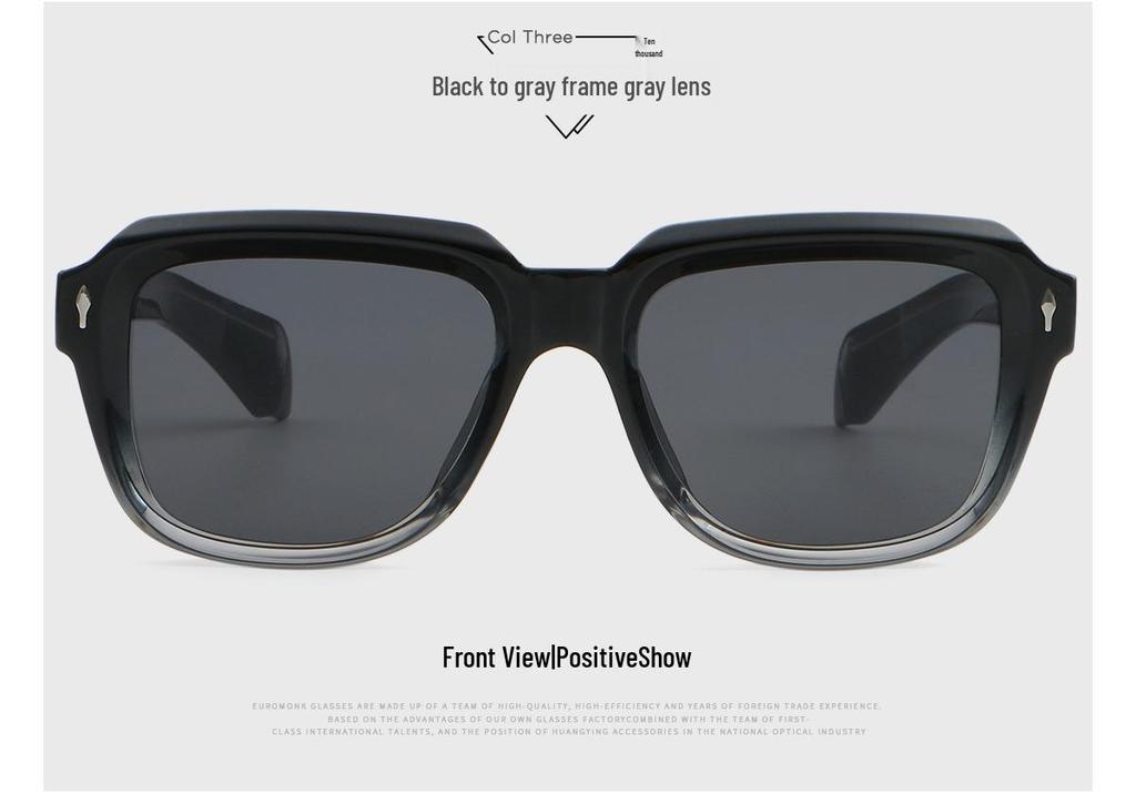 2026 Unisex High-End Sunglasses: Women's Big Face Slimming & Men's Driving Sun Protection