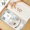 WOOCH Wishful Bloom Ceramic Cup & Saucer Gift Set
