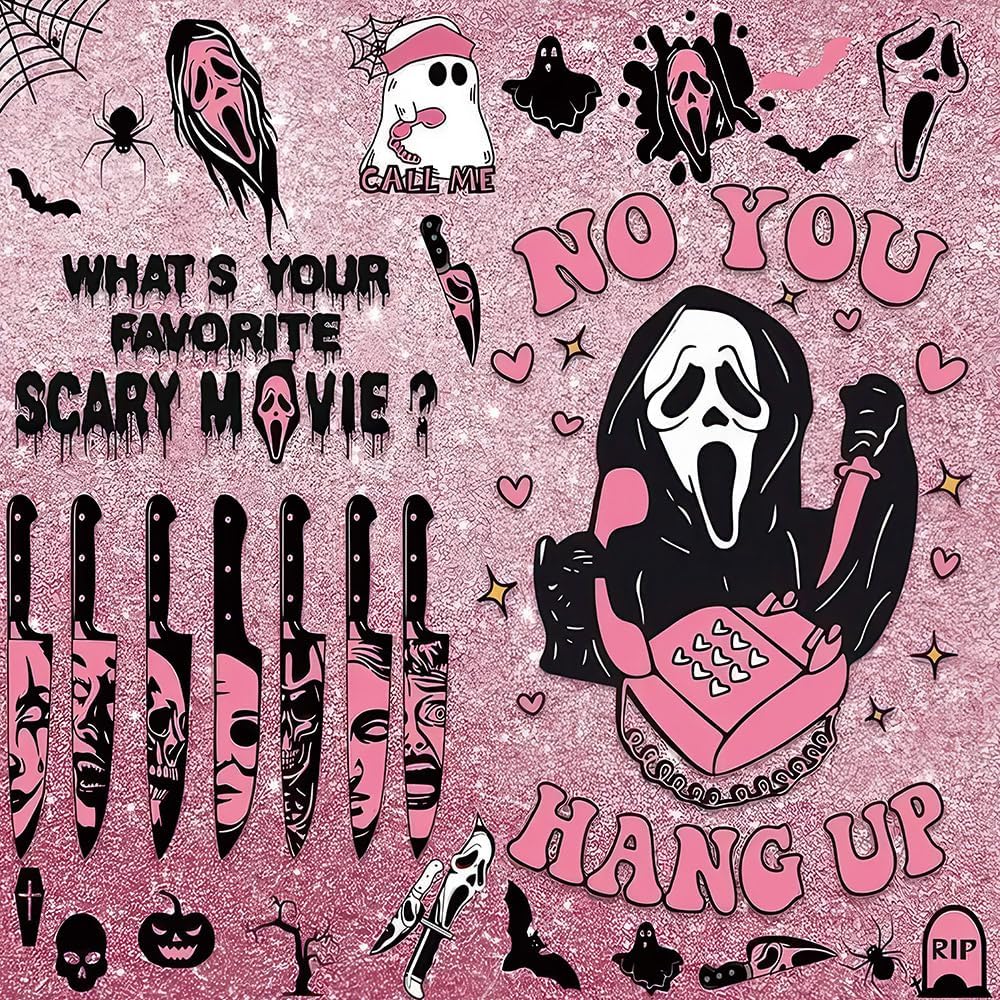 Spooky Halloween Shower Curtain Scary Face Cute Bathroom Decor with HooksFabric Curtain for Party or Home Decoration