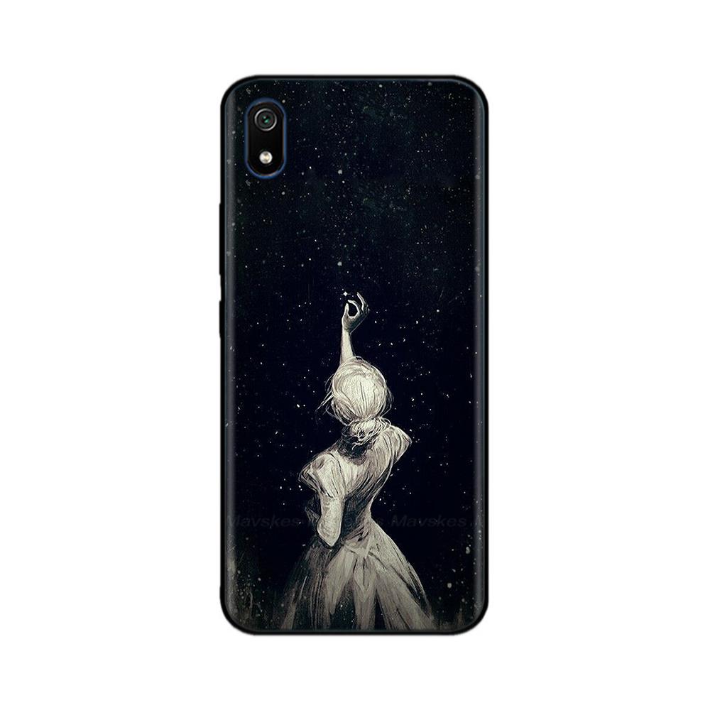 For Xiaomi Redmi 7A Case Redmi 7a TPU Soft Painted Silicone Cover for Xiaomi Redmi 7A 7 a Case Shockproof Cover Shell Para Coque