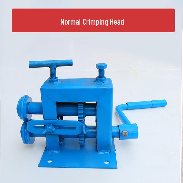 Manual Hand Crank Roll Bender: Compact Cylinder and Plate Bending Machine