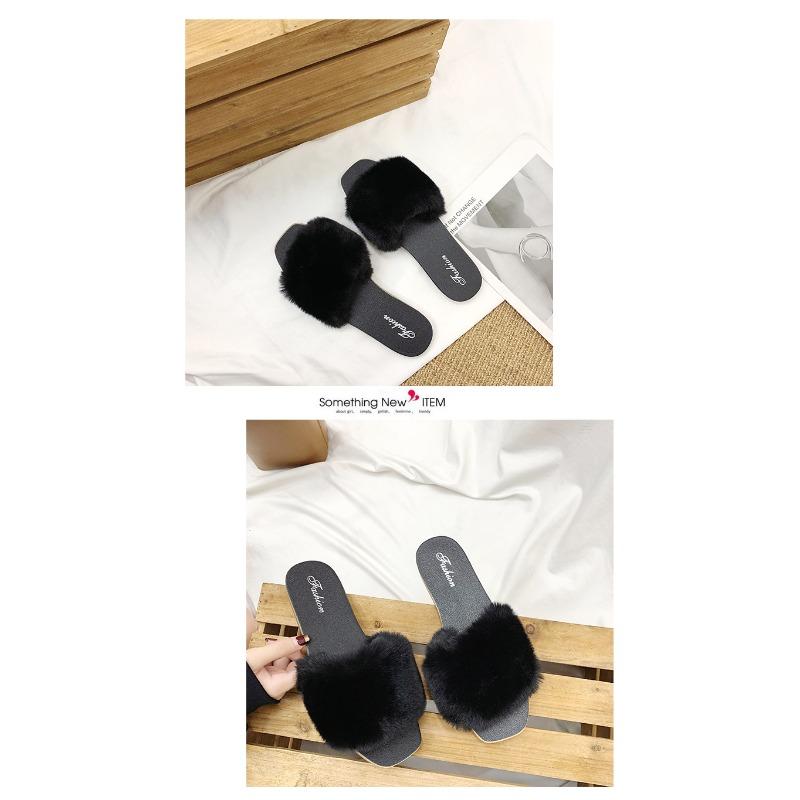 2025 Fall/Winter New Fashionable Furry Slippers for Women - Outdoor Wear & Indoor Home Slippers for Ladies - Winter