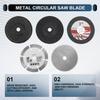 BHBL 5Pcs 75mm Cutting Disc for 10mm Bore Angle Grinder Metal Circular Saw Blade Flat Flap Grinding Wheel Sanding Pads Tool