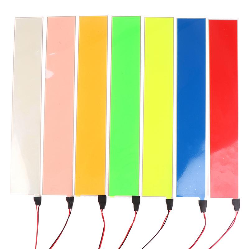 Flexibles EL-Lichtpanel Elektrolumineszente Hintergrundbeleuchtungsstreifenlampe für Zuhause, Auto, Party 30,3x5,3cm