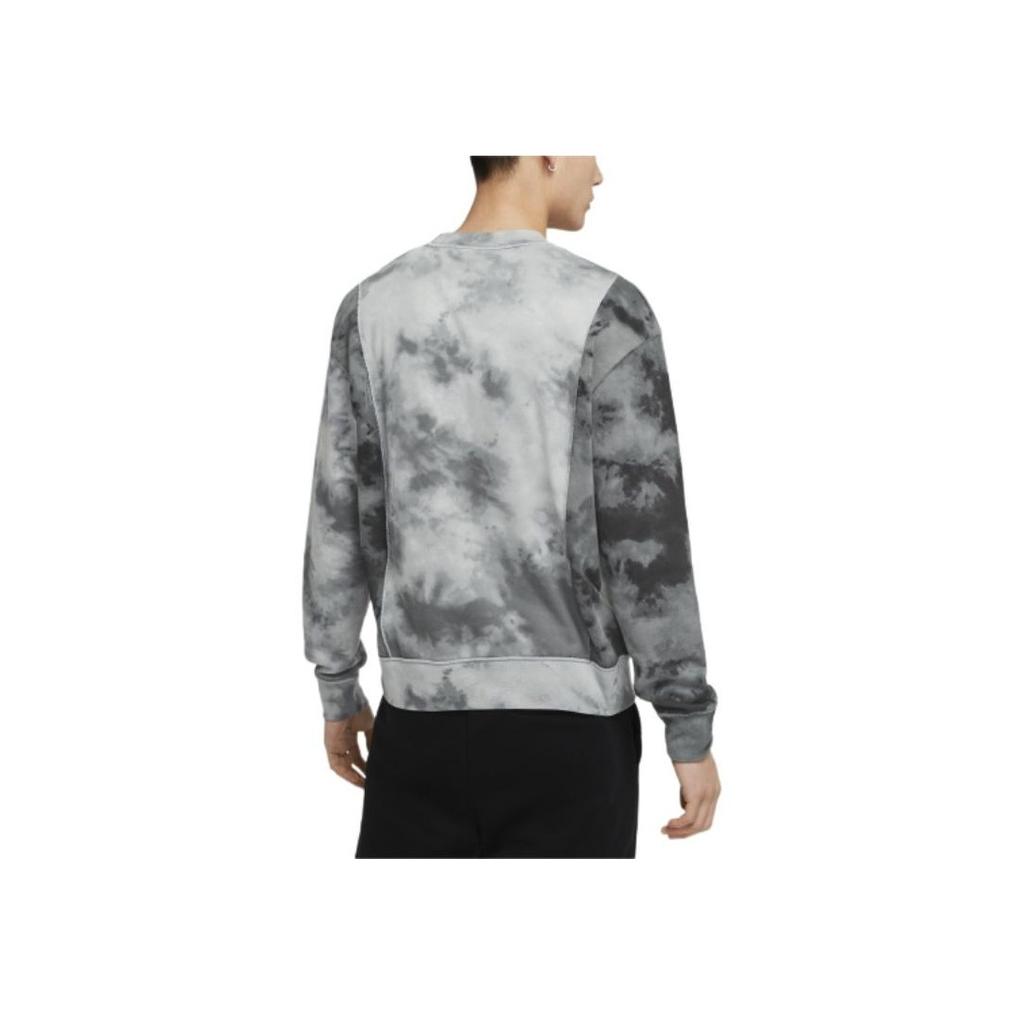Jordan Sport DNA Logo Embroidered Crew Neck Sweatshirt Men Tops Light-Smoke-Grey CD5733-084