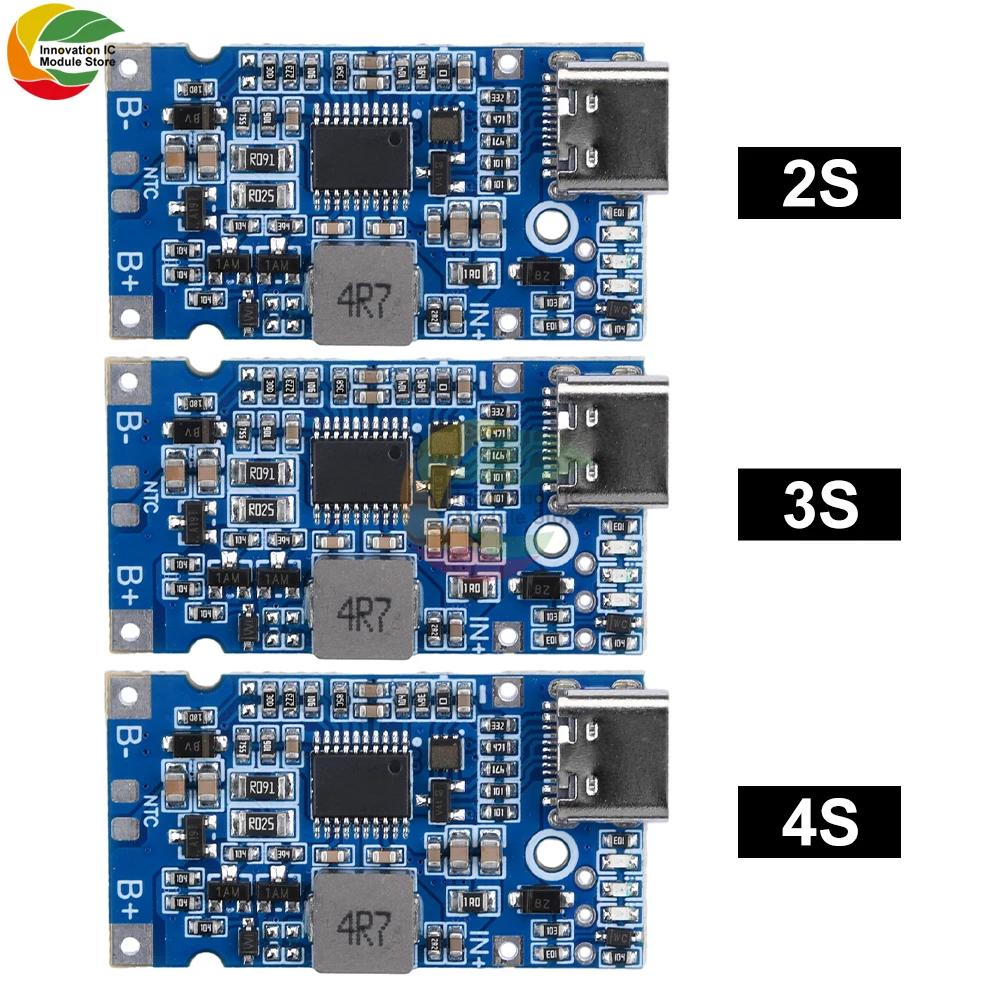 Multi-Cell Fast Charging Module 1S 1S 1S Type-C to 9V/11V 1.1V-11V Step-Up Buck Charger for 18611 Lithium Battery