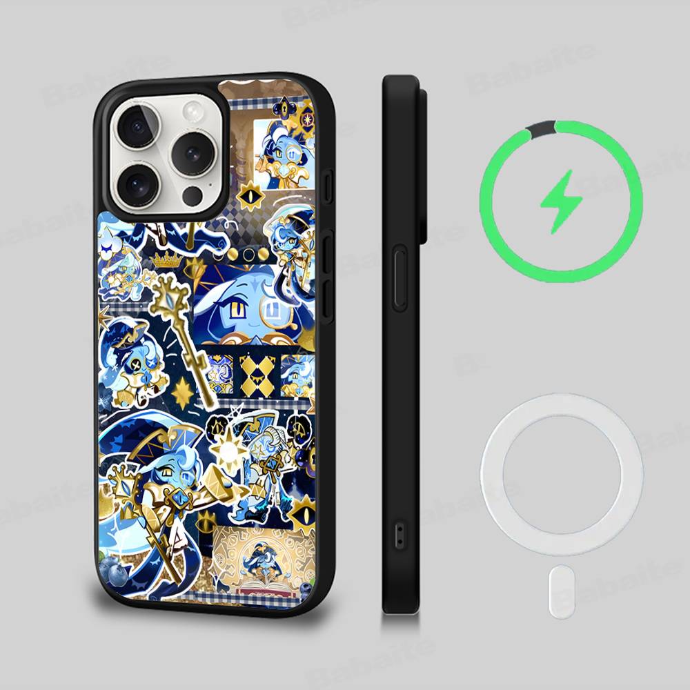 Cookie Run Kingdom Magnetic Wireless Phone Case For IPhone 17 16 15 14 13 12 11 Pro Max Plus Mag Phone Cover
