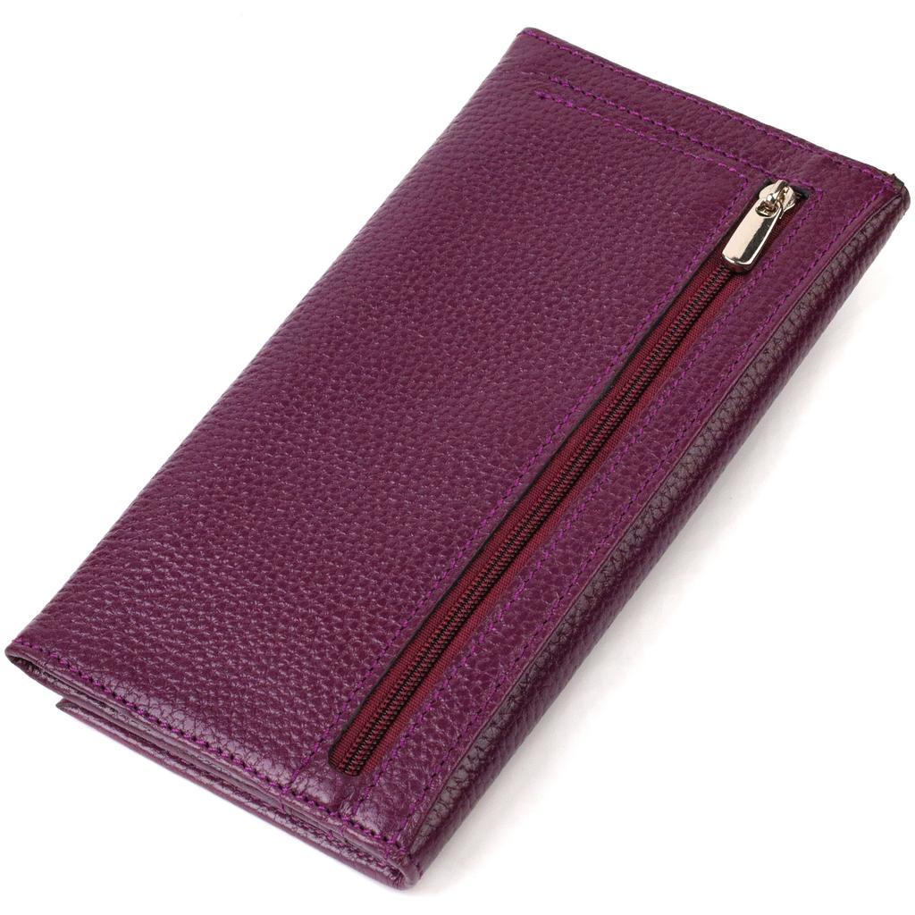 Attractive Women's Wallet Made of Genuine Leather CANPELLINI 21831 Lilac
