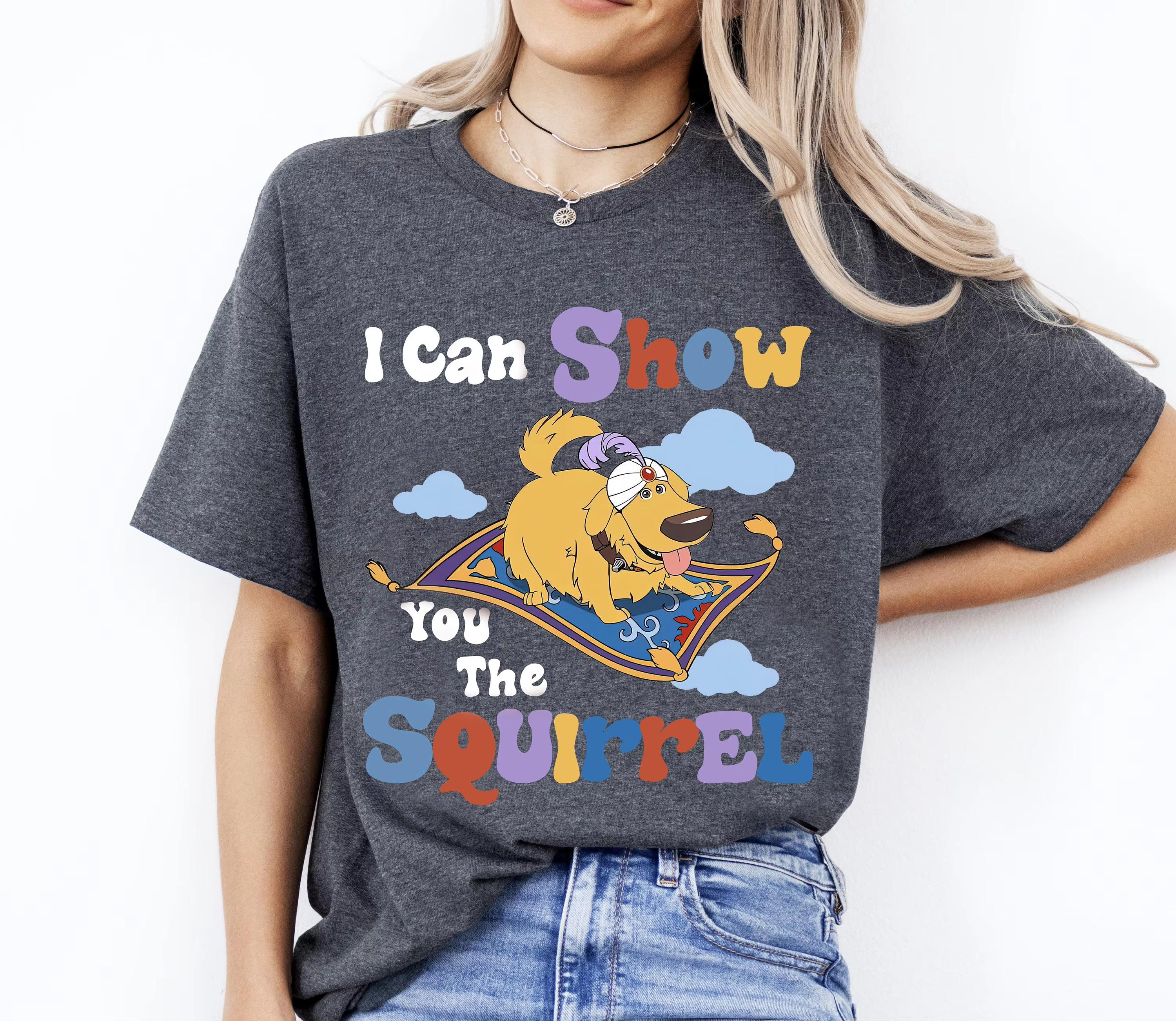 Pixar Up Movie Doug The Dog Show Me The Squirrel Shirt   Doug The Dog TShirt Magic Kingdom S
