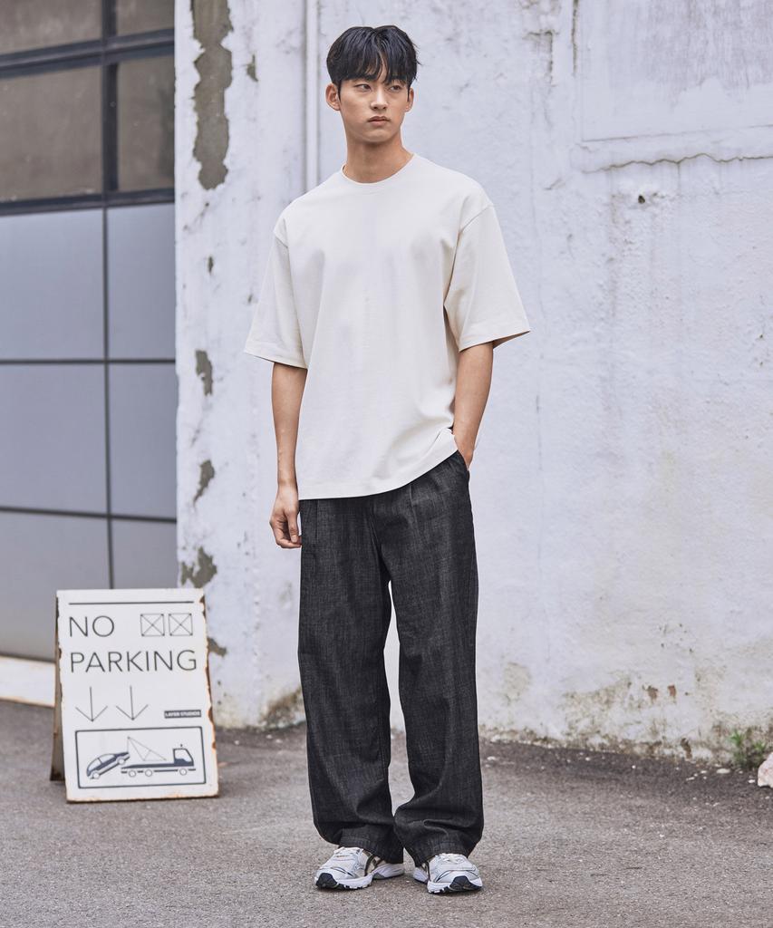 STCO [Vibe Shift] Basic Short Sleeve T-Shirt_Ivory (Oversized)_Stsxb51Osi