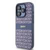 Dkny Dkhcp15Lprthslb Iphone 15 Pro6.1 Niebieski/Blue Hardcase Leather Mono Stripe & Metal Logo