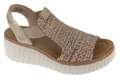 Sandals 69172, Womens Beige Sandals