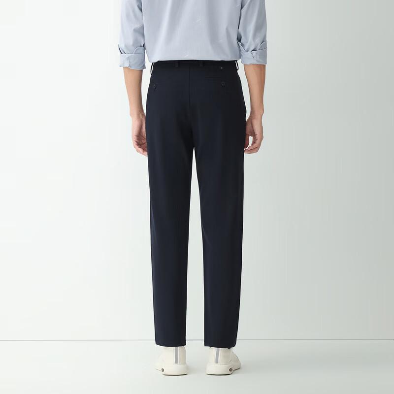 HLA Men's Classic Solid Casual Business Pants