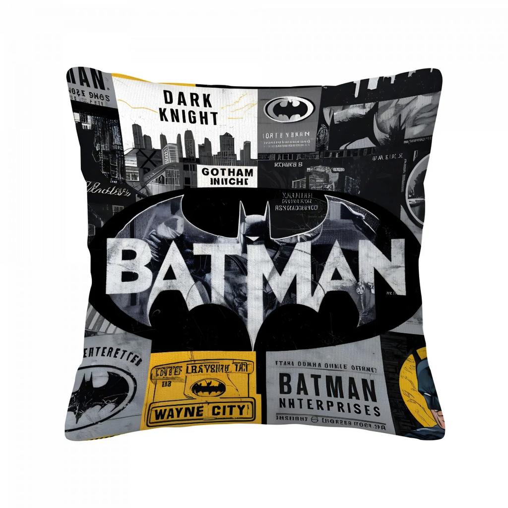 Batman Things for the Room Throw Pillow Cases Cover Decorative Pillows Interior Decoration Personalized Gifts Home Decorations