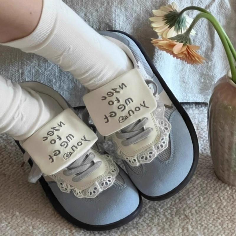 Fashion 2025 Dopamine Puff Sneakers Women Retro Sporty Casual Platform Shoes Colorful Comfortable Student Versatile Training Sneakers
