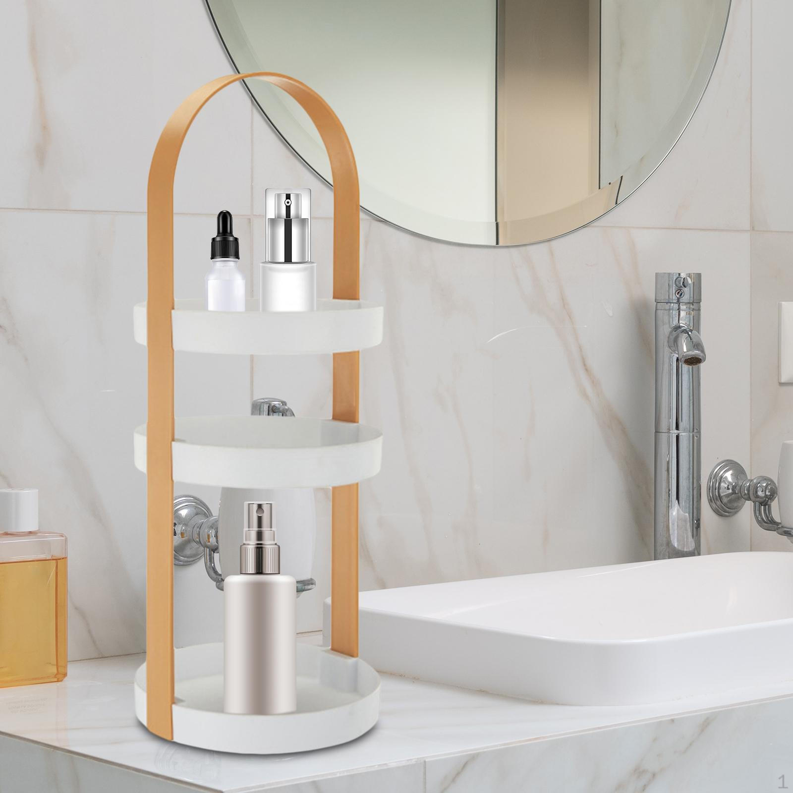 

Кутова полиця для зберігання макіяжу 3-шарова підставка для закусок і фруктів для кексів жовтий