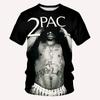 Summer Fashion Trend Hip-hop Cool 3D Printed Personalized T-shirt for Men's Casual and Comfortable Short Sleeved T-shirt