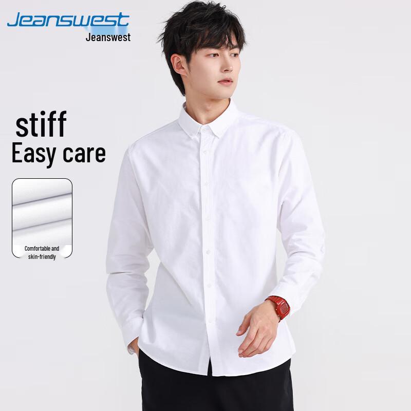 Jeanswest Men s American Style Casual Long-Sleeve Collared Shirt XL