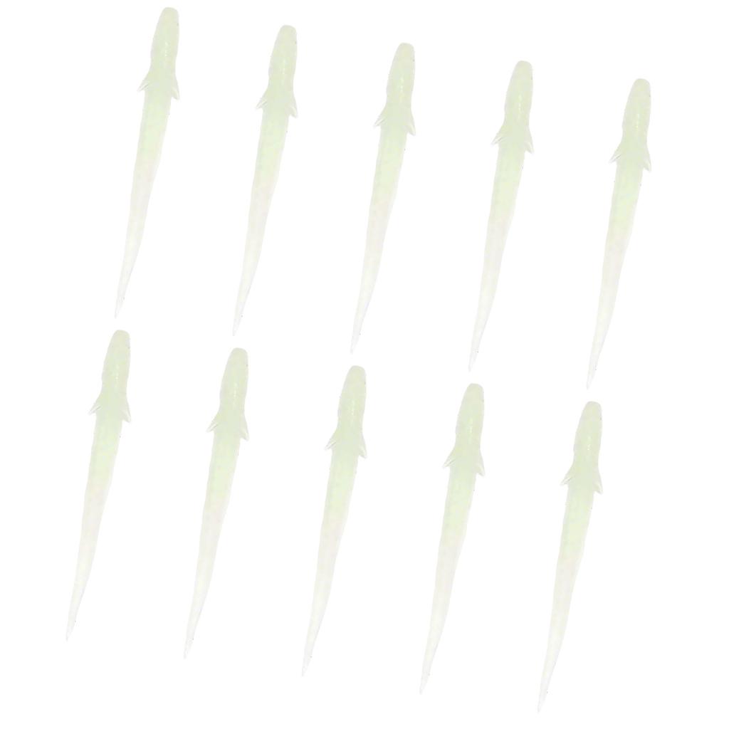 10pcs Soft Fishing Lure 10cm 3g Artificial Loach Bait for Bass Trout Swimbait Wobbler Fishing Lures Bionic Fishing Baits