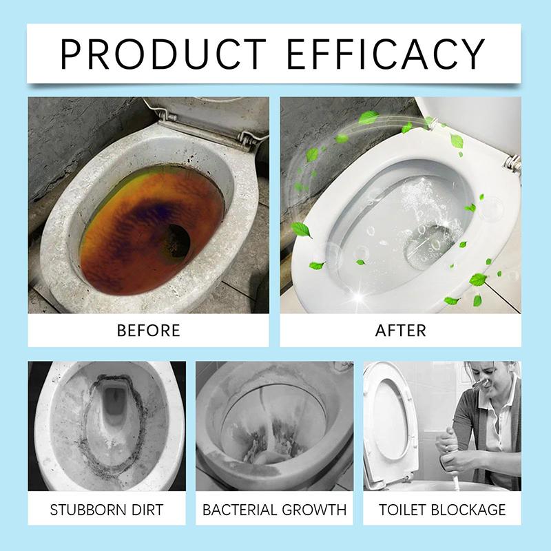 Eco Friendly Toilet Cleaning Block Lightweight Deep Cleansing Long Lasting Aroma Easy To Use Portable Blue Bubble Cleaner