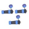 3 Stk. SP21 Luftfahrtstecker 2-polig IP68 Wasserdicht Rückmutterstecker AC500V 30A