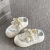 Summer Thin Breathable Board Shoes New Thick-soled Two-wear Bread Shoes Canvas Shoes