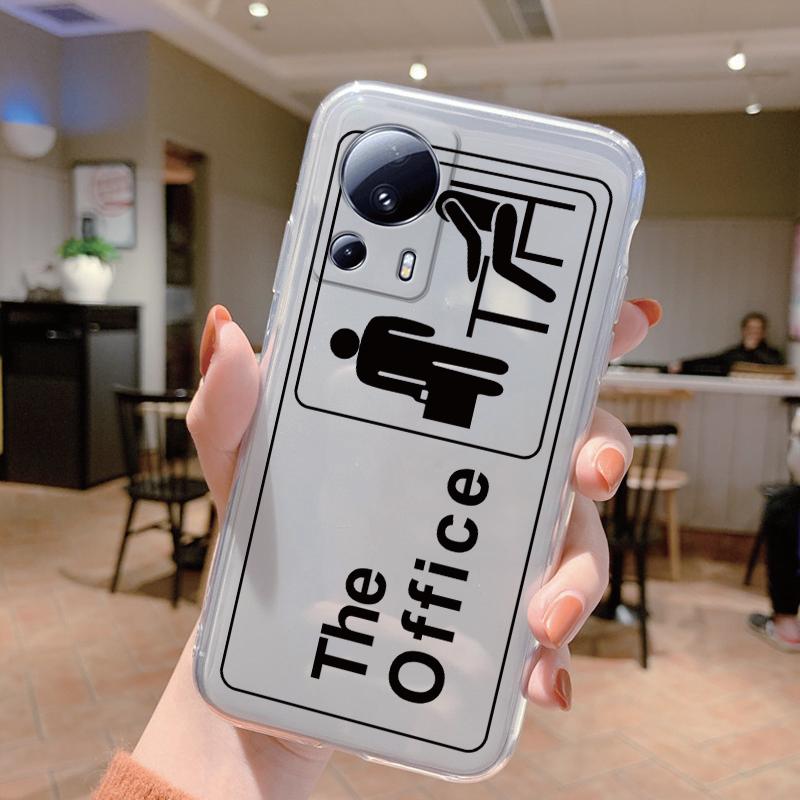 Clear Case For Xiaomi 13 Lite Shockproof Cover Cartoon Cute Cat Soft Silicone Fundas For Xiaomi 13T 14T 15T Pro Transparent Bags