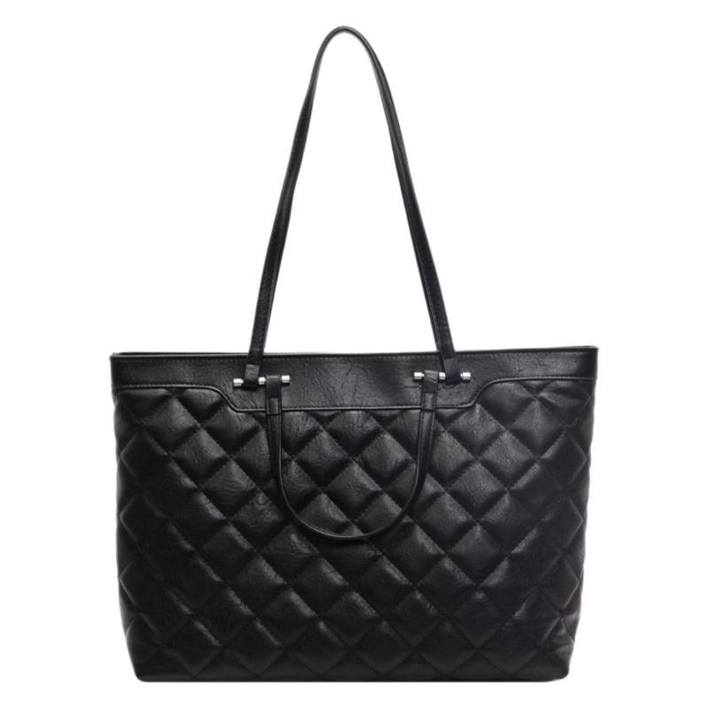 This Year, Large-capacity Tote Bags Are Popular. 2025 Winter New Simple Retro Handbags Are Fashionable and Versatile Shoulder Bags.