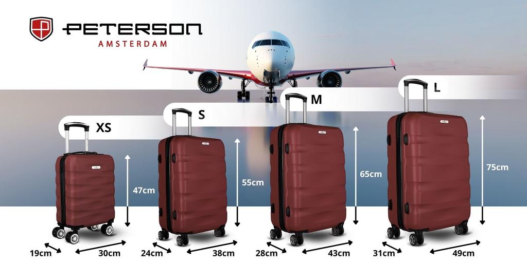 Elegant ABS+ Cabin Suitcase - Peterson