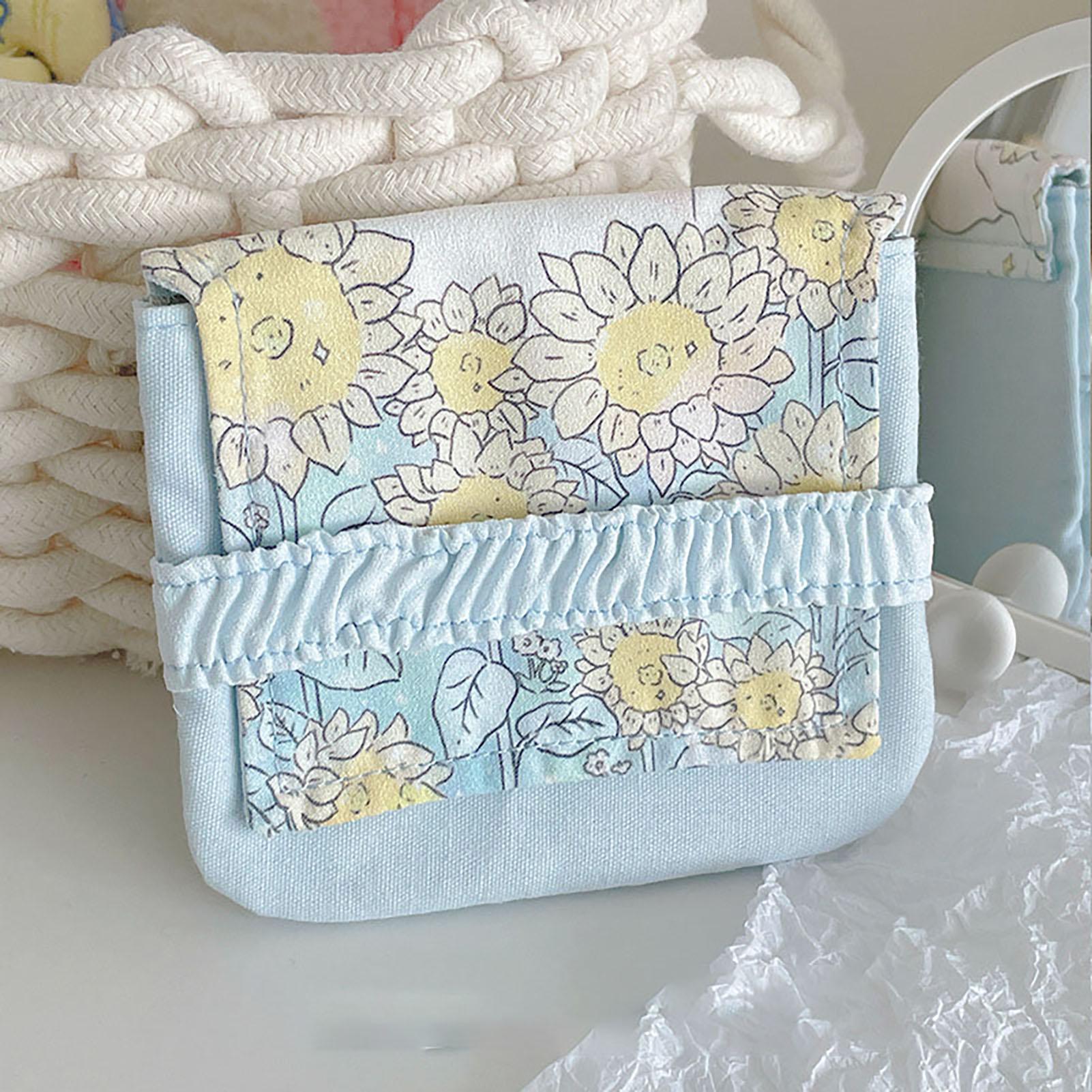 

Сумка для хранения гигиенических прокладок, милый портативный органайзер, сумка для тампонов, мини-косметичка для хранения помады, мешочки для менструации