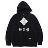Eight Volume [Fleece-Lined] Ev New Emblem Oversized Hoodie