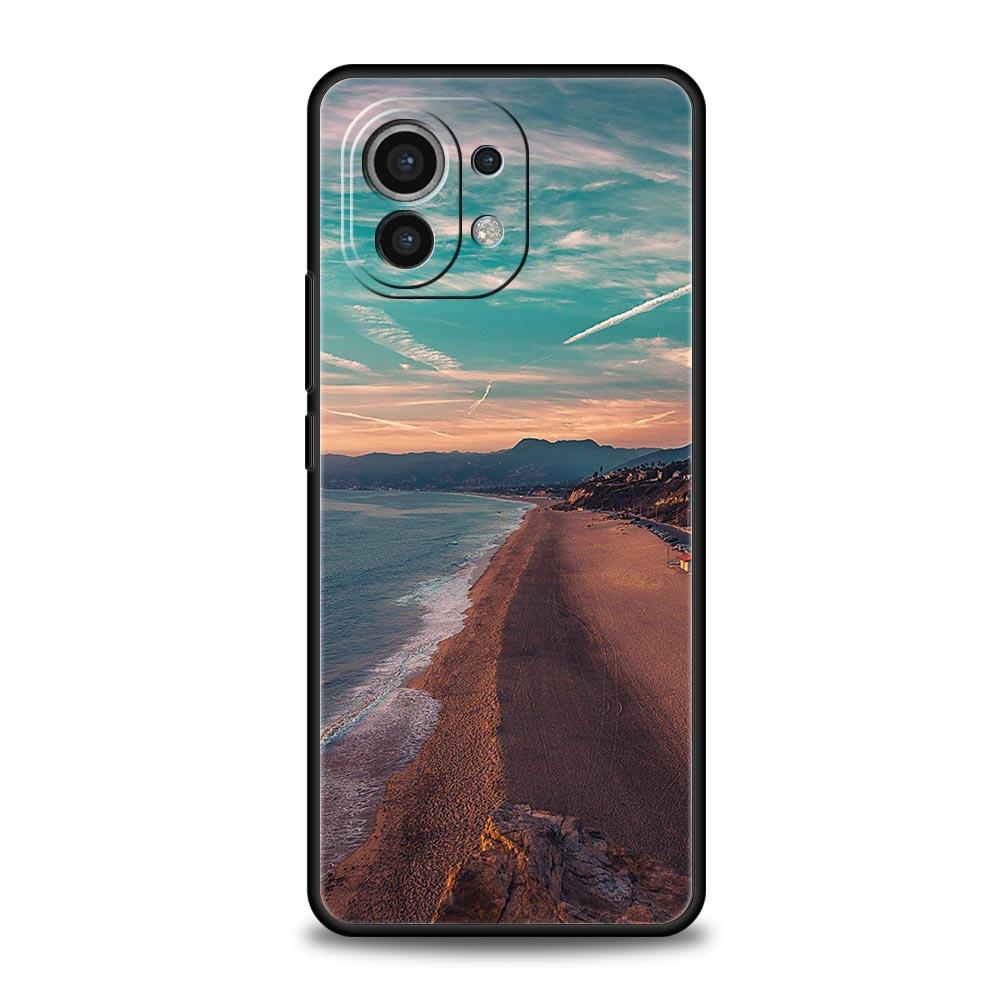Für Xiaomi Mi 13 12T 12 Lite 11 Ultra 10T 11T Pro 9T Telefon Fall Wald Strand sonnenaufgang Natur Poco X3 NFC X4 F3 F4 M3 M4 5G Abdeckung