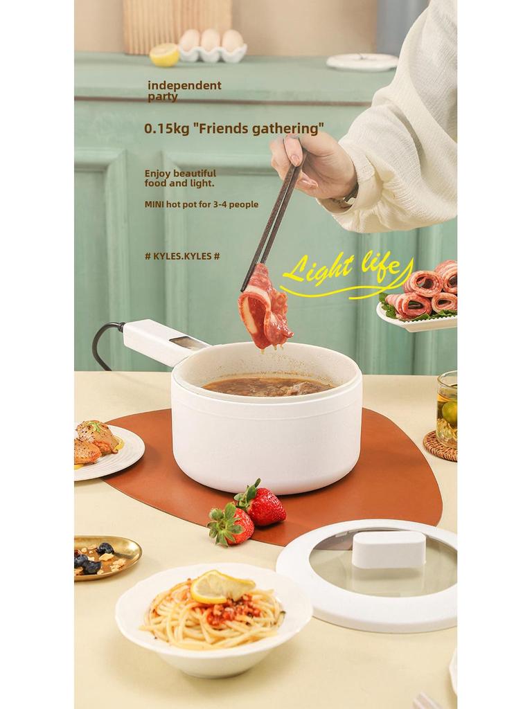 Kompakter multifunktionaler elektrischer Hot Pot für Wohnheime und Wohnungen