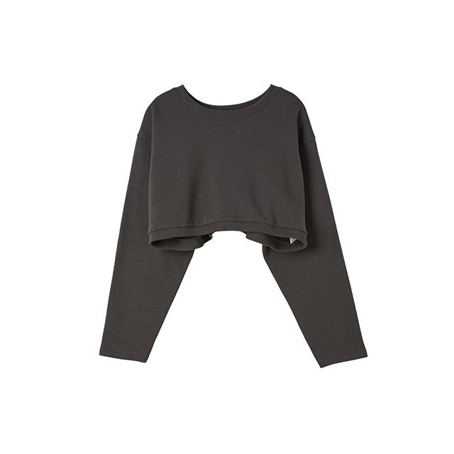LAP Crop Sweatshirt Flare Dress Set Aq4Exa60