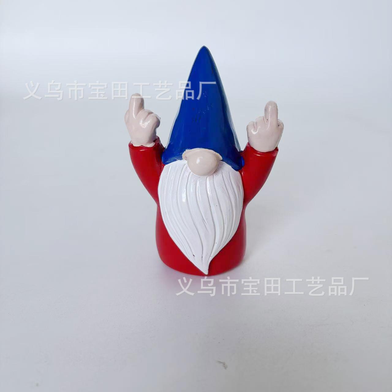 New Resin White Beard Gnome Fun Dwarf Garden Garden Home Crafts Ornament