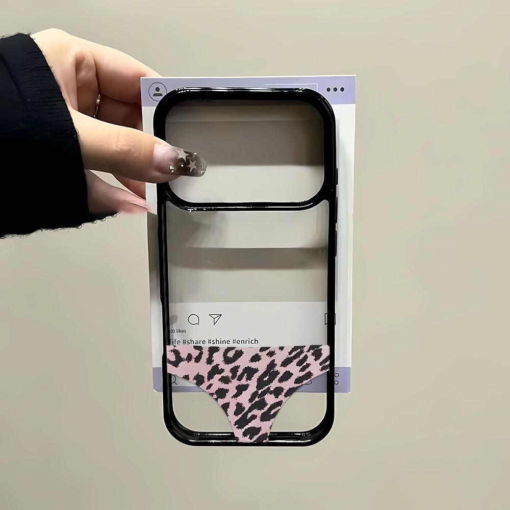 Sexy Leopard Print Phone Case For IPhone 17 11 12 13 14 15 16 Pro Max 14 15 16 Plus Shockproof Silicone Clear Bumper Cover