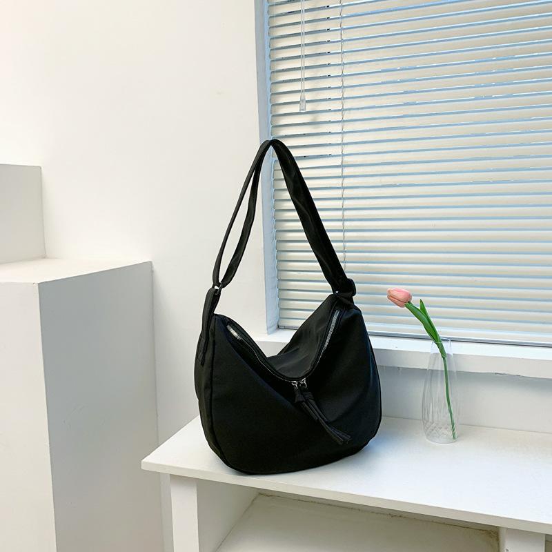 Plátěná dámská taška Levná ležérní velkokapacitní tašky přes rameno Módní kabelky na zip Nákupní studentská školní taška Nákupní tašky