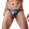 Mens Sexy Underwear Imitation Leather Lacquer Pants Sexy Underpants